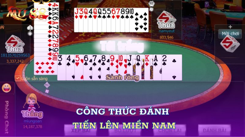 Công thức đánh tiến lên miền Nam