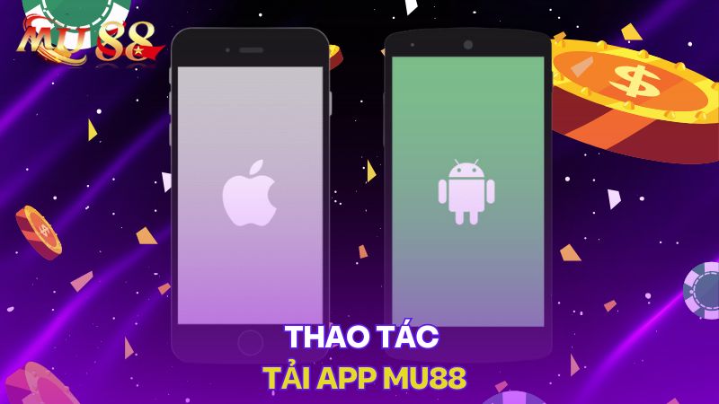 Thao tác tải app KUBET